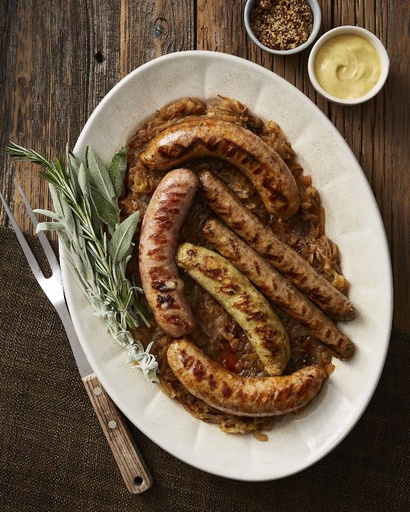[248] Assortiment de saucisses artisanales (32 portions)