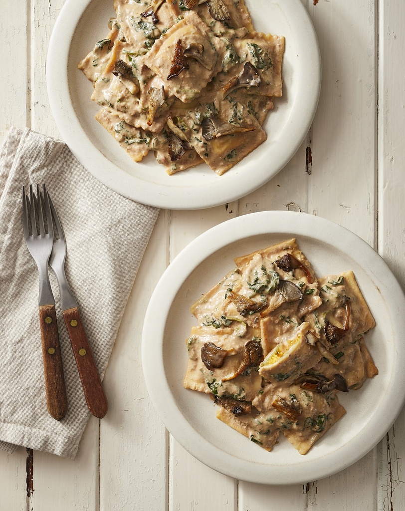 Ravioli stuffed with squash